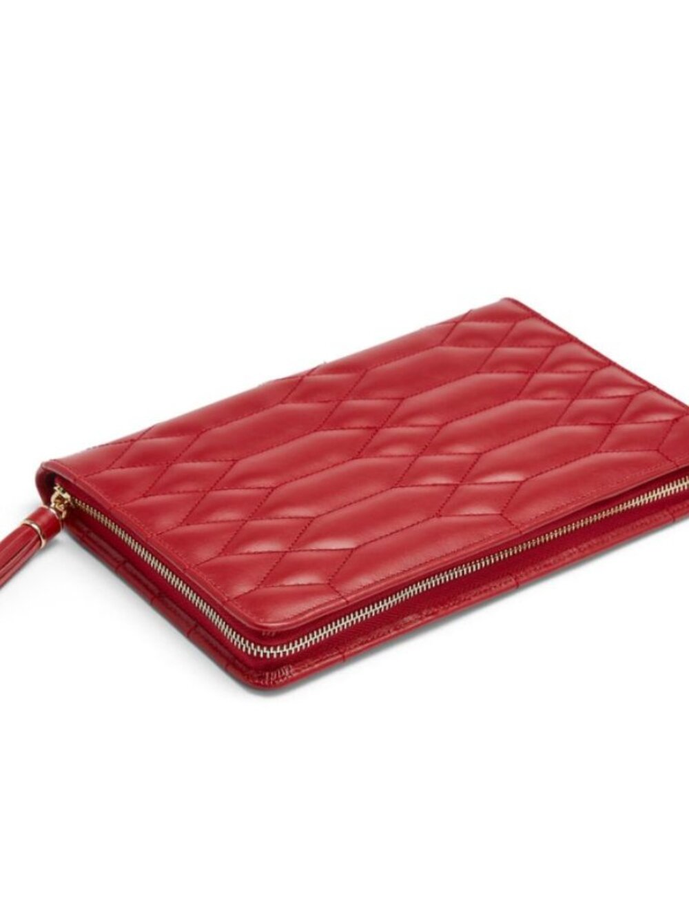 Wolf Caroline Large Jewelry Portfolio Travel Jewelry Case Red NEW